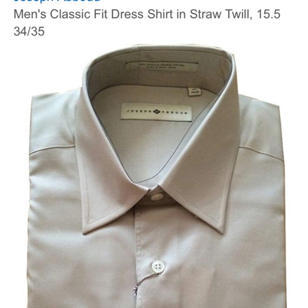 Dress shirt color "twill"